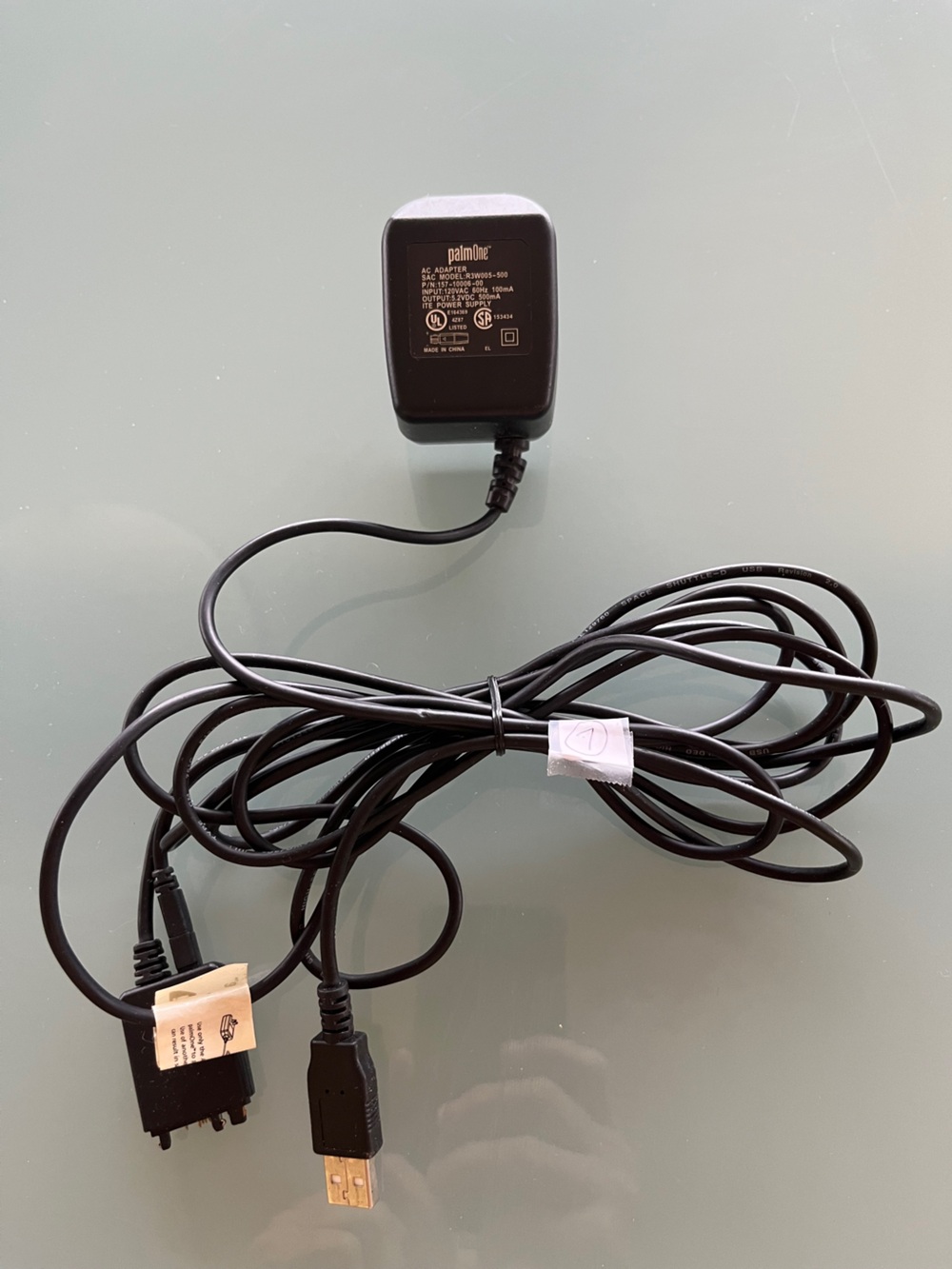 Palm AC Adapter Model - R3W005-500, 5.2VDC 500mA Input 120VAC - P/N 157-10006-00